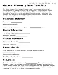 Blank Deed Template